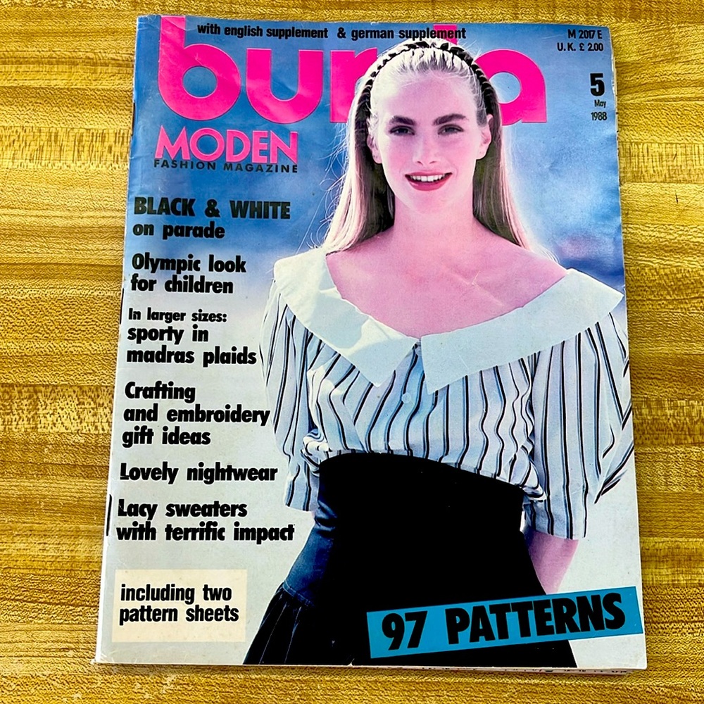 Vintage Burda magazine